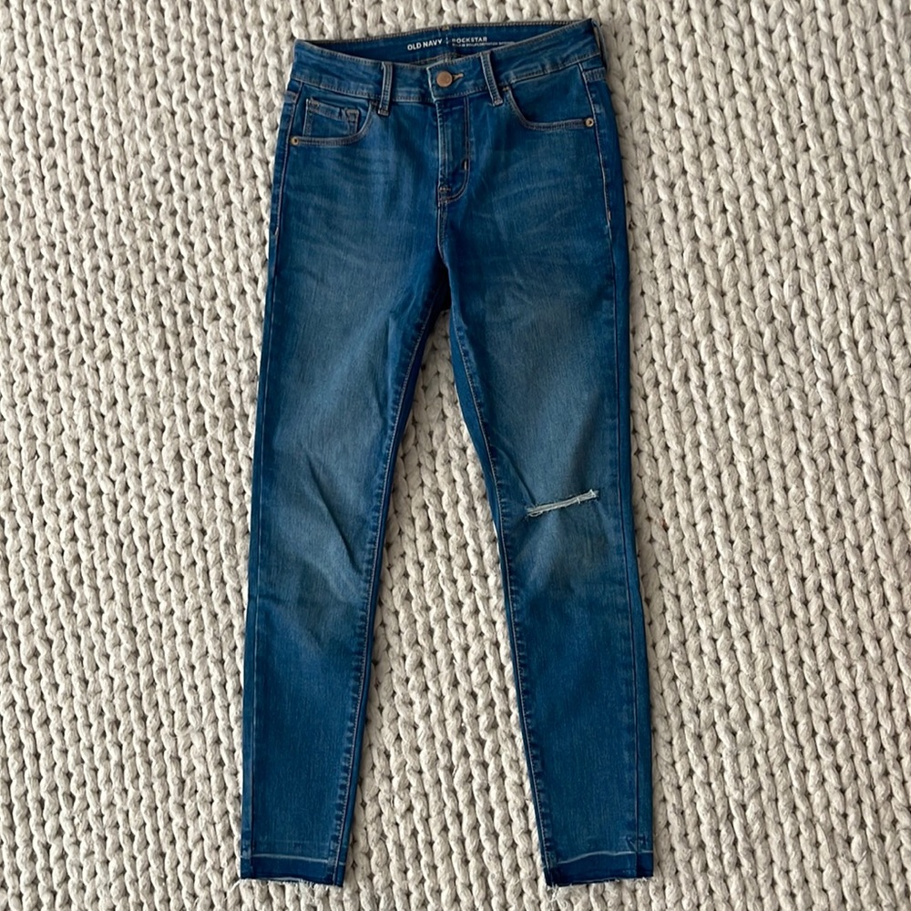 Old Navy Rockstar denim; size 2